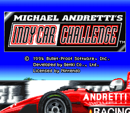 Michael Andretti's Indy Car Challenge screenshot 3 for Super Nintendo
